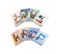 Pigna, Maxi Cahier Dream Cities, A4 21x29,7 cm, 80 pages + page de garde, papier 80 g/m², intérieur 10, carré 1 cm, couvertures assorties, 10 pièc.