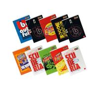 Pigna Maxi Cahiers BBurago, lot de 10, format A4, couverture traitée, papier 80 g FSC, édition exclusive collection Bburago, 1R, lignées pour le collège et le lycée