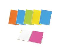 Pigna, Maxi carnet à spirales PPL FLUO, format A4 21x29.7 cm, double couverture Polypropylène, perforé et microperforé, 100 feuilles, papier 80 g/m², intérieur 5M, carrés de 5 mm, 5