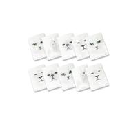Pigna Monochrome Blanc, 0c Doublure A4 Papier Carnet 100g/M2, Paquet De 10 Pièces 02307910c