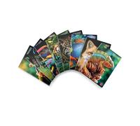 Pigna, Maxi Notebook Animal, A4 21x29,7 cm, 80 pages + page de garde, papier 80 g/m², intérieur 0Q, carré de 5 mm avec marge, couvertures assorties, 10 pièc.