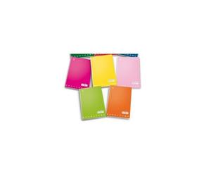 Pigna Monocromo 100 Maxi - Cahier d'exercice - A4 - 38 feuilles - quadrillé - disponible dans différentes couleurs