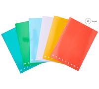 Pigna Monocromo Lot de 10 cahiers A5 Couleurs assorties 0C Cahier ligné avec mar