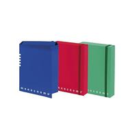 Pigna, Porte-documents D7 monochrome avec élastique, design élégant, parfait pour le classement de documents, 25 x 35 x 7 cm, 3 pièces