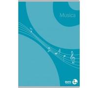Pigna Quaderno Maxi Musica, Turquoise, Blanc, 32 flles, 90 g/m², Garçon/Fille, 210 mm, 297 mm