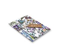 Pigna, Set 2 carnets Fleurs de la nature, couture au fil de Singer, intérieur 1R, ligné, 80 g, papier recy ouvertures assorties.