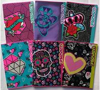 Pigna Seven GIRL Camomille - Lot de 5 carnets maxi pour animaux et graphiques divers 1 rangée - Max quantité + 30% feuilles
