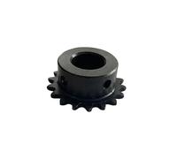 Pignon à rouleaux en acier au carbone 45 | Chaîne 04C 25, acier au carbone 45, alésage 5-16 mm, 9-30 dents : transmission de fraisage et de perçage(24 Teeth,12mm)