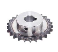 pignon de trou | 1 pièce 20T-30T 06B pignon de transmission industrielle 45# acier(24mm (keyway 8mm),21 T)