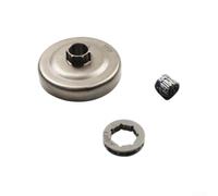 Pignon d'embrayage pour tronçonneuse 325 pas 7 dents pour modèles 340 345 350 445 450 - Tambour métallique de rechange avec accessoires