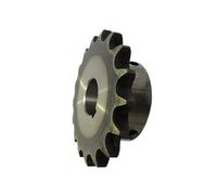 Pignon industriel 08B, acier 45, 10-25 dents | Engrenage d'entraînement de précision for les applications de chaînes industrielles(24mm (keyway 8mm)M8,22 Teeth)