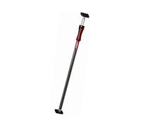 Piher Lot de 2 barres en métal rouge, montage au plafond, 132,5 cm, capacité de charge de 150 kg, atelier, garage, industrie
