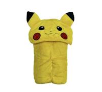 Plaid à capuche 3D - POKEMON - Pikachu - 120 x 150 cm - Ultra doux - Design coloré