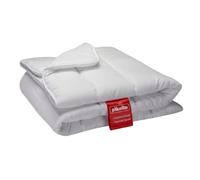 PIKOLIN Couette 220 x 220 cm 300 g Tempérée en Fibre Ecolofil pour Lit 2 Personnes - Certifié Oeko-Tex - Couette Antiallergique, Lavable, Douce et Respirante