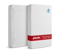 Pikolin Home - Alaise 135 x 190 cm | Bonnet 32cm Ajustement Parfait | Protège Matelas 135 cm Imperméable | Thermorégulateur Actif Thermic | Drap Housse Jersey Tencel Respirant | Thermic + Tencel