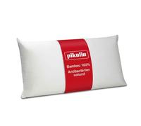 Pikolin Home -Pack de 2 taies d'oreiller en maille 100 % bambou antibactérienne, imperméable et respirante, fermeture éclair latérale