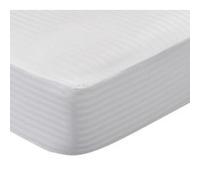Pikolin home - Protège-matelas en 100% satin de coton. 160x200 cm - Lit double adulte Blanc G