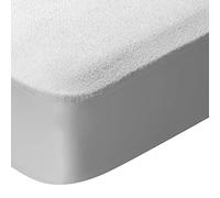 Pikolin Home -Protège-matelas en tissu éponge imperméable, respirant et très absorbant qui s’adapte parfaitement au matelas, Blanc