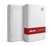 PIKOLIN - Lot de 2 Protège-Matelas Imperméables | 90x196 cm, en Tencel | Hyper Respirants et Doux, Membrane Smartseal | Protection Avancée contre les Liquides et les Taches, jusqu'à 32 cm