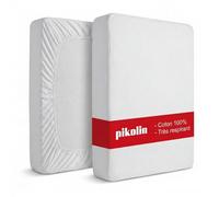 Pikolin Home - Protège-matelas coutil, 100% coton. 90x190-Lit 90