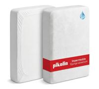 PIKOLIN Protège Matelas Imperméable | 140 x 190/200 cm, Hauteur max. 32 cm, Hypoallergénique, Certifié Oeko-Tex, Housse de Matelas en Éponge Respirante, Absorbante