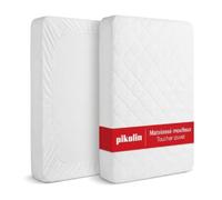 PIKOLIN Protège Matelas Matelassé | 90 x 190/200 cm, Hauteur max. 32 cm, Respirant, Certifié Oeko-Tex, Housse de Matelas Ajustable, Hygiénique