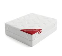 PIKOLIN Surmatelas 135 x 190 cm Épaisseur 3 cm en Mousse à Mémoire de Forme Matelassé - Doux et Respirant - Soulagement Les Tensions Musculaires