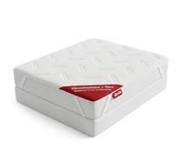 PIKOLIN Surmatelas 140 x 200 cm Épaisseur 3 cm en Mousse à Mémoire de Forme Matelassé - Doux et Respirant - Soulagement Les Tensions Musculaires