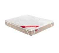 PIKOLIN - Surmatelas 150x190 cm Mémoire de Forme Fresh avec Fil Rafraîchissant - Surmatelas Respirant et Frais, 5 cm, Antidérapant et Déhoussable