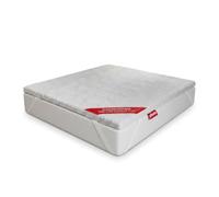 PIKOLIN Surmatelas d'Hôtel 80 x 190 cm Épaisseur 7 cm en Mousse à Mémoire de Forme Multizones Adaptative - Déhoussable, Respirant et Anti-acariens