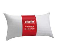 PIKOLIN Taie d'Oreiller 50 x 30 cm, 100% Coton Sanforisé Extra Doux - Taie Respirante, Fraîche et Hypoallergénique avec Fermeture à Glissière et Lavable