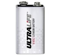Pile 9 V (6R61) Lithium 1200 mAh Ultralife