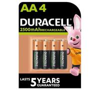 Pile AA rechargeable Duracell 2500mah 4 pièces - DURALOCK/AA/B4