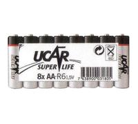 Pile AA zinc-carbone - Energizer - 8 pièces - Super Life - Non rechargeable - Usages multiples - Format mignon