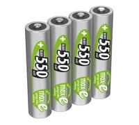 Pile AAA 550mAh micro NiMH 1,2V - 1000x rechargeable (lot de 4)