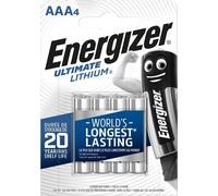 Pile AAA lithium LR03 LR3 E92 Micro Energizer Ultimate Paquet de 4 piles