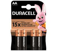 Pile alcaline 1,5 V LR6/AA - 4 pcs. Duracell