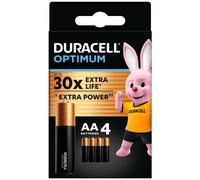 Pile alcaline 1,5 V Optimum LR6/AA - 4 pcs. Duracell