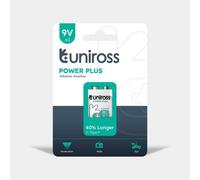 Pile Alcaline 9V / 6LR61 Uniross Power Plus