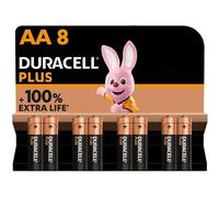 Pile Alcaline Duracell Plus Pack 8 AA LR06 1.5V