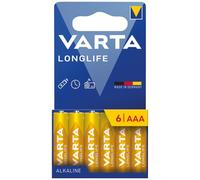 Pile alcaline - Longlife - AAA / LR03 - lot de 6