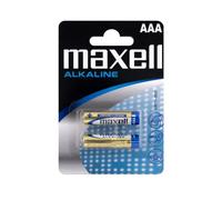 Pile alcaline - MAXELL - LR03 (AAA) - 1,5 V - Lot de 2 - Longue durée