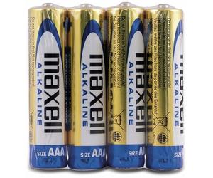 Pile Alcaline MAXELL LR03/AAA Pack de 4