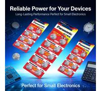 Pile alcaline Panasonic AG10 LR1130 SR54 1.55V | 2-30 pièces de grande capacité, longue durée de vie, pour montres, jouets, calculatrices, porte-clés