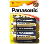 Pile Alcaline Panasonic LR20 D 1,5 V 2 pièces Bleu Or