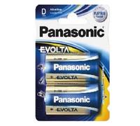 Pile Alcaline Panasonic LR20 D EVOLTA - blister de 2