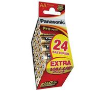Pile Alcaline Panasonic LR6 AA PRO POWER - boite de 24