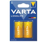 Pile alcaline Varta Longlife C, lot de 2