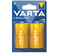 Pile alcaline Varta Longlife D, lot de 2