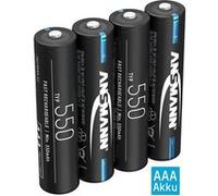 Pile ANSMANN AAA micro 550mAh NiMH 1,2V - batteries rechargeables (lot de 4) G